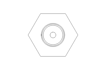 Tubuladura LL 6 M6x1 St-Zn