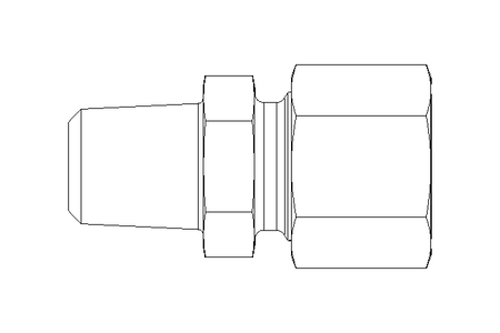 Raccordo a vite per tubo L 10 NPT1/4" A2