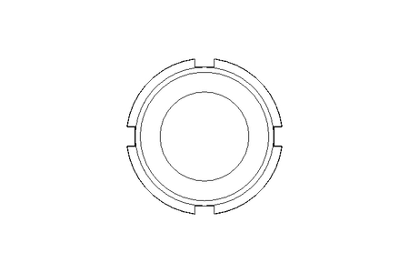 Nutmutter F DN25 1.4301 DIN11851