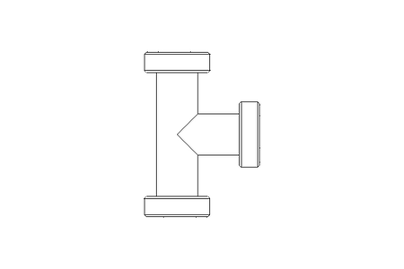 Conector T DN 40 NR.222 1.4301