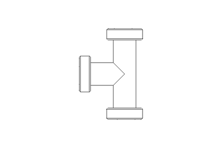 Conector T DN 40 NR.222 1.4301