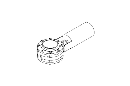 ZFA-Scheibenventil pneumatisch DN 80