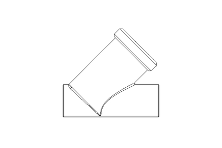 Strainer DN080 Schraegsitz 1.4404