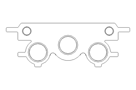 PNEUMATIC CONNECTION BLOCK PRS-1/4-4-B