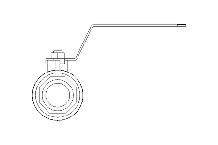 Kugelhahn 1" PN63 1.4408 manuell