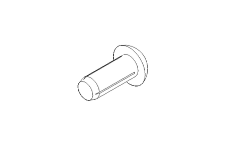 Grooved drive stud ISO8746 4x10 A2