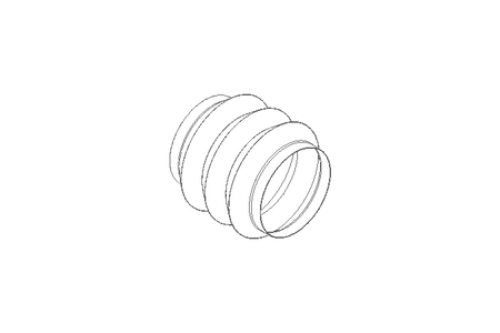 Гофрированный кожух L=55-400 d=147