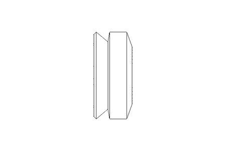 Кoльцo v-oбpазного сeчения 12S 10,5x3