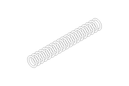 Druckfeder D1=7,1 D2=5,5 L=48 22,2N