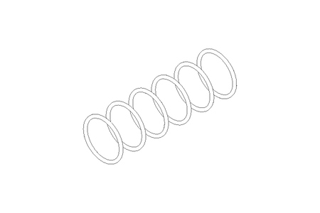 Pressure spring D1=7.6 D2=6.6 L=23 5.8N