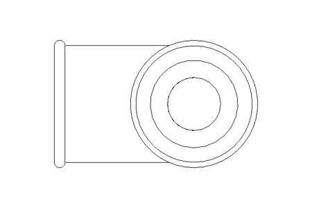 T-Stück B1 1/4" TG-Zn DIN EN 10242