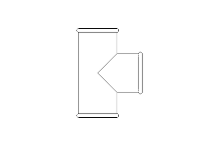 T-Stück B1 3/8" RG-Cr DIN EN 10242