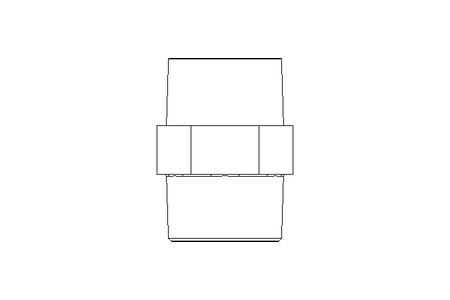 Doppelnippel 1/2 L34 1.4571 DIN 2990