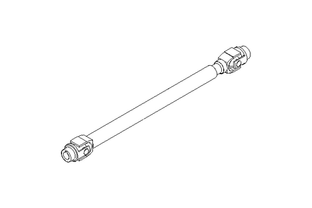 Eje articulado D=32 L1=600 L2=680