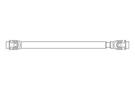 Cardan D=32 L1=600 L2=680