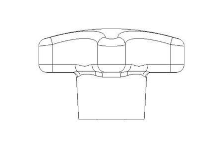 STAR KNOB   K 40FS/MS DIN 6335