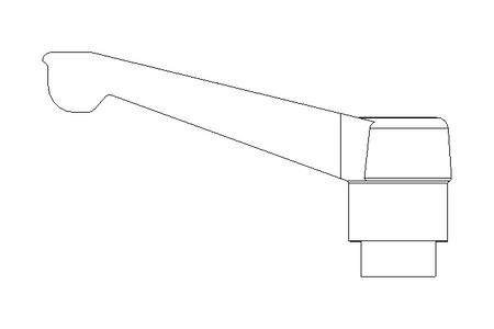 LEVIER SERRAGE  M 8X 63   NOIR