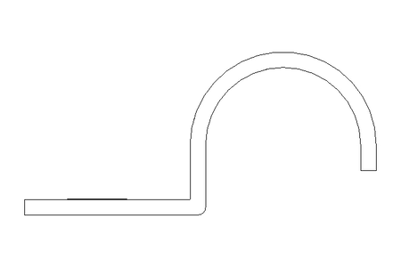 Braçadeira de tubo D=15 B=12