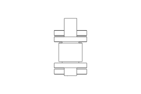 Corrente de rolo 08B-1 1/2 x 5/16