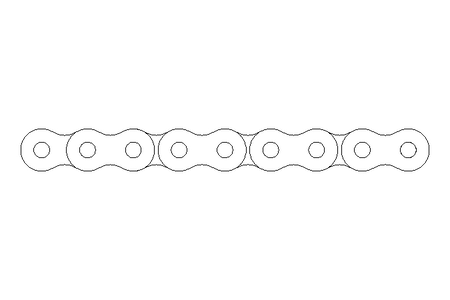 Roller chain 08B-1 DIN 8187