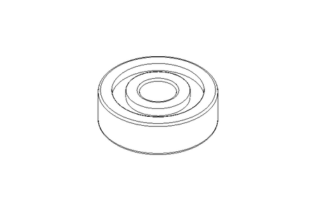 Deep groove ball bearing S625 2RS 5x16x5