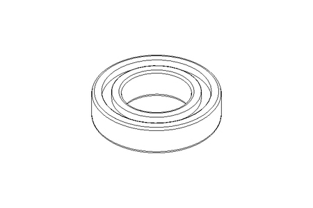 Roulem. rainuré à billes 6006 2RS 30x55