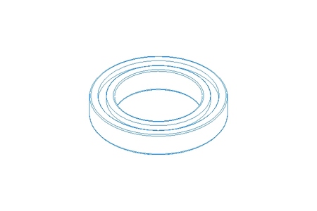 Deep groove ball bearing 6016 Z 80x125