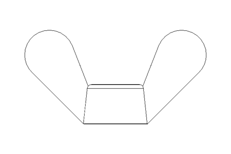 Flügelmutter M12 A4 DIN315