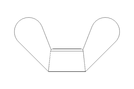 Tuerca de mariposa M12 A4 DIN315