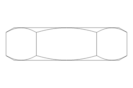 Tuerca hexagonal M10x1 A2 DIN439