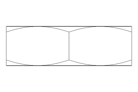 Écrou hexagonal M10x1 A2 DIN439