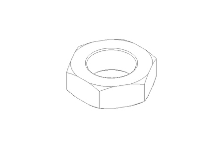 Шестигранная гайка M20x1,5 St-Zn DIN439