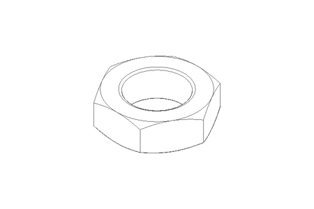 Écrou hexagonal M24x1,5 St-Zn DIN439