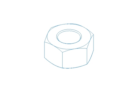 Hexagon nut M10 St-Zn DIN934