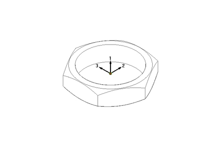 Gegenmutter M20x1,5 ST