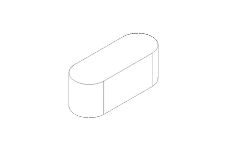 Passfeder DIN6885-1 A 8x3x3 1.4571