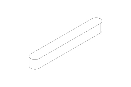 Chaveta DIN6885-1 A 50x6x6 1.4571