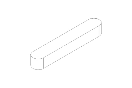 Passfeder DIN6885-1 A 50x8x7 1.4571