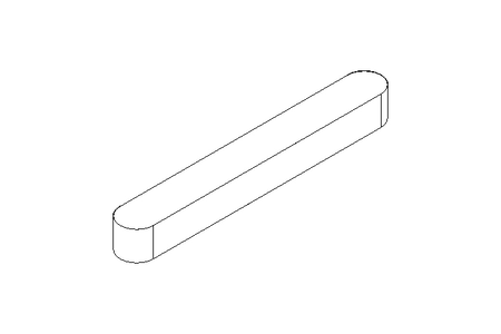 Chaveta DIN6885-1 A 63x8x7 1.4571