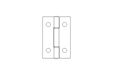 Hinge 27x40 A2 DIN 7945