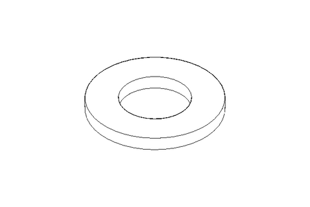 Rondella piana 8,4x17x1,7 PA DIN125
