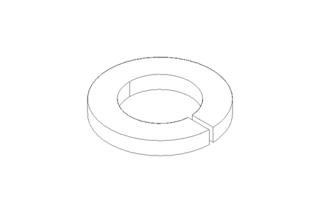 Spring lock washer B 16 St-Zn DIN127