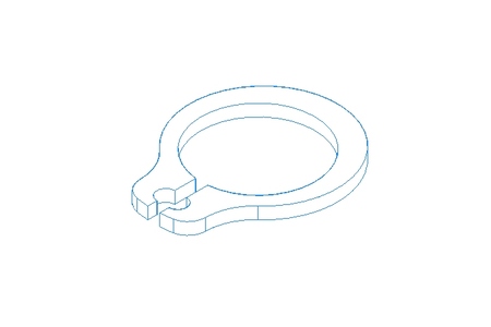 Tear-off ring 8x0.8 A2 DIN471