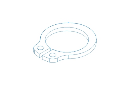 Tear-off ring 10x1 St DIN471