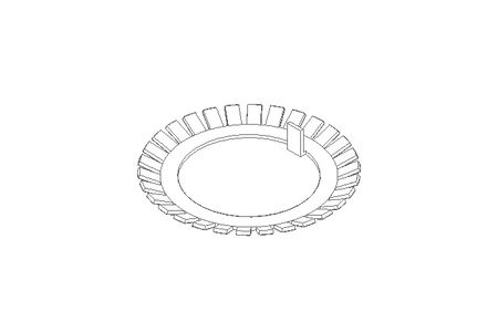 Locking bracket MB9 45x69 St DIN5406