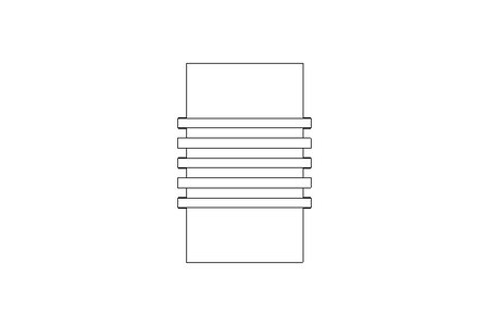 Гофрированный кожух L=120 d=66 DN65