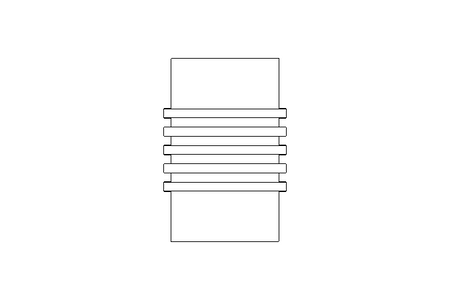 Гофрированный кожух L=120 d=66 DN65