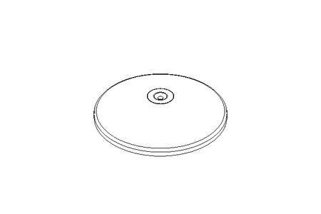 Fußplatte D=200 H=40 40000N