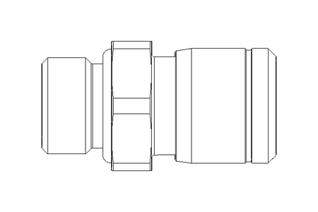 Conexao roscada G1/8 D=6 (inox)