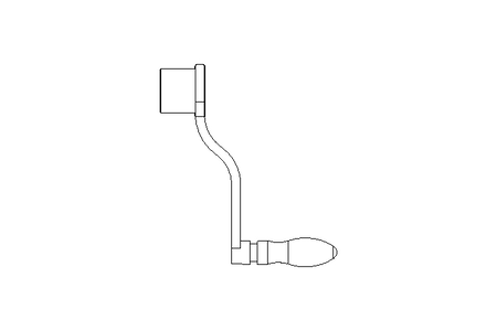 Manivelle R=125 V=14